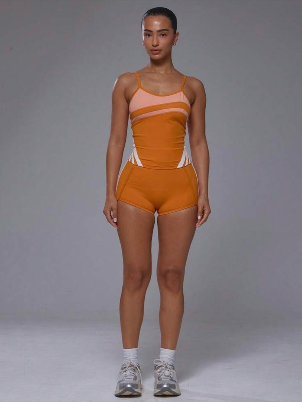 Women’s Orange Two-Piece Lightweight Set